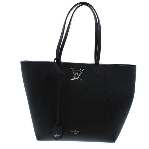 Louis Vuitton LockMe Shoulder Bag Black - Picture 1 of 9